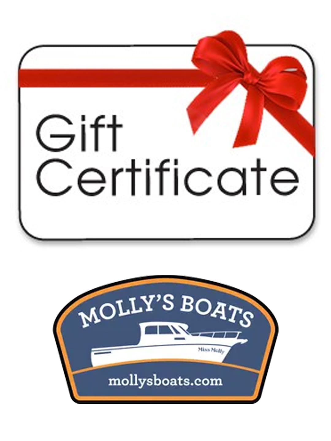 Molly's Boats gift certificate