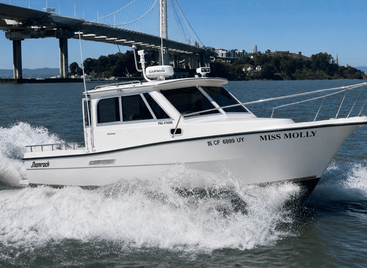 Ash Scattering at Sea on the San Francisco Bay: Private Memorial Charters | Molly’s Boats