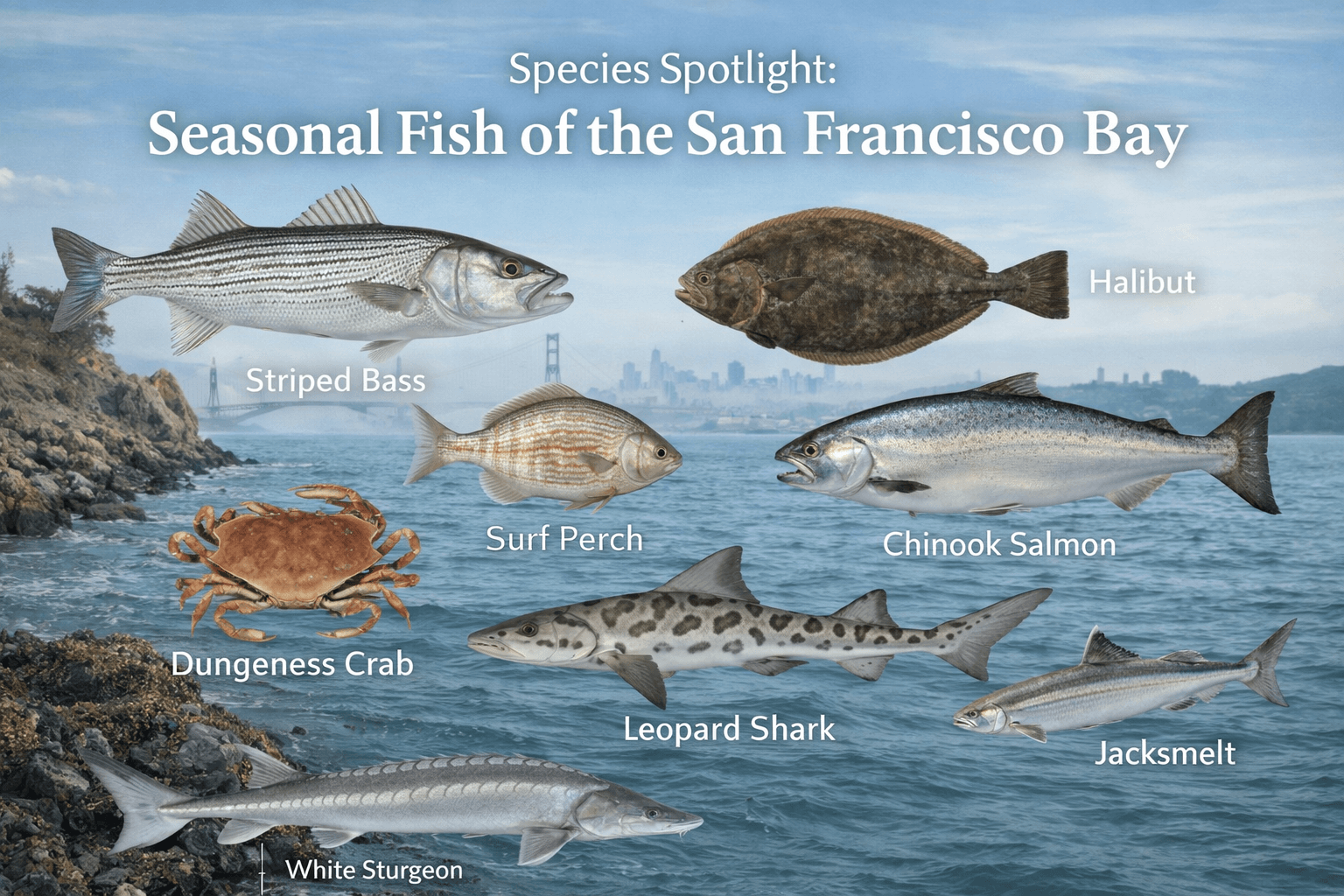 Species Spotlight: Seasonal Fish of the San Francisco Bay