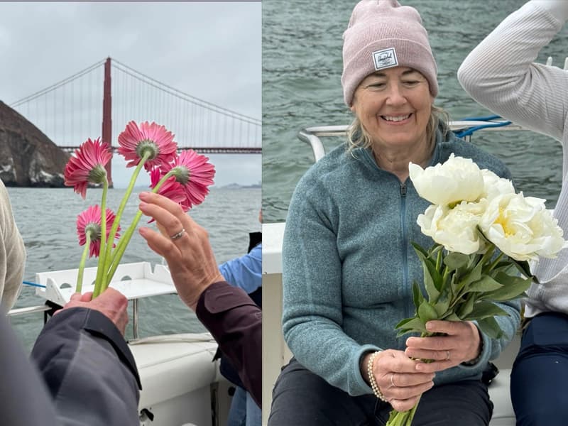 A private memorial charter on San Francisco Bay