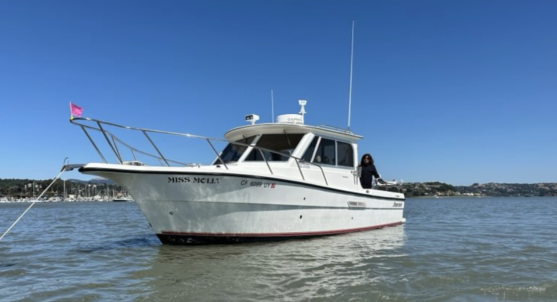 Miss Molly at anchor