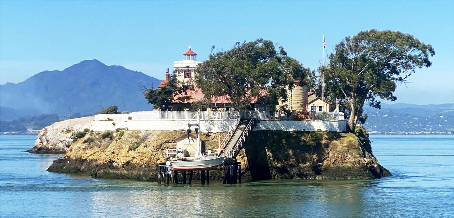 Lighthouse on island